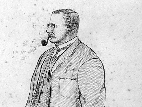Percy Elford caricature