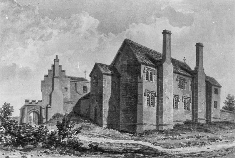 Ewelme school and almshouses, 1821