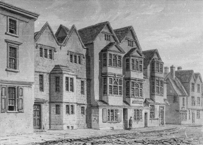 St Aldate’s Street near Floyd’s Row, Oxford, 1822