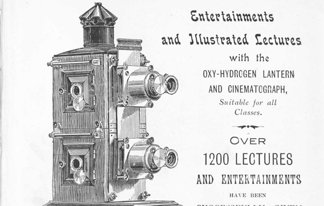 Advertisement for Henry Taunt’s many entertainments and lectures in the 1900s