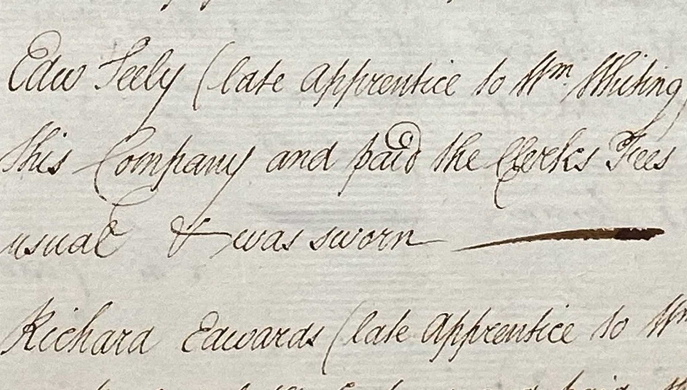 Court Book of the Company of Weavers