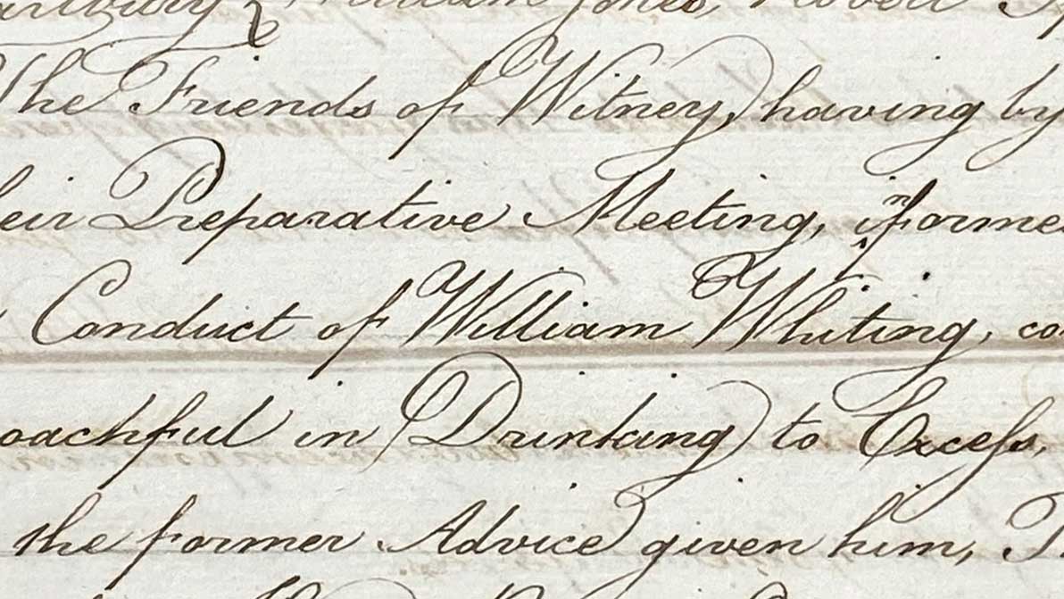 The Friends of Witney Preparative Meeting minutes