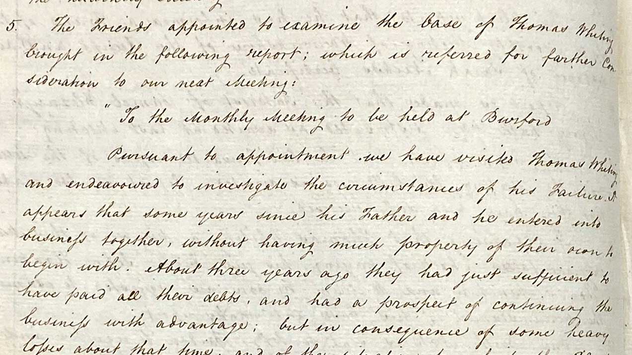 Witney Monthly Meeting of 3rd April 1797 